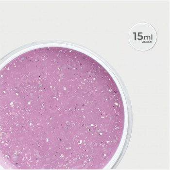 Изображение Моделирующий гель Foil Flakes PINK 15 г.
