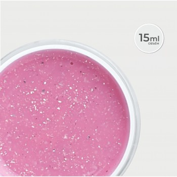 Изображение Моделирующий гель Foil Flakes ROSE 15 г.