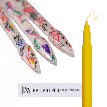 Изображение Акриловый фломастер Iva Nails (Yellow)