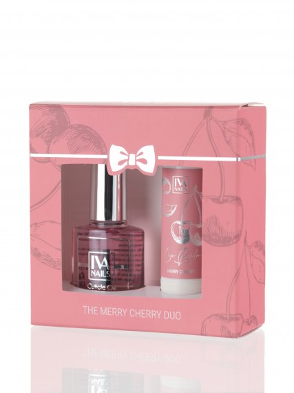 Подарочный набор MERRY CHERRY DUO (Бальзам для губ + масло для кутикулы)