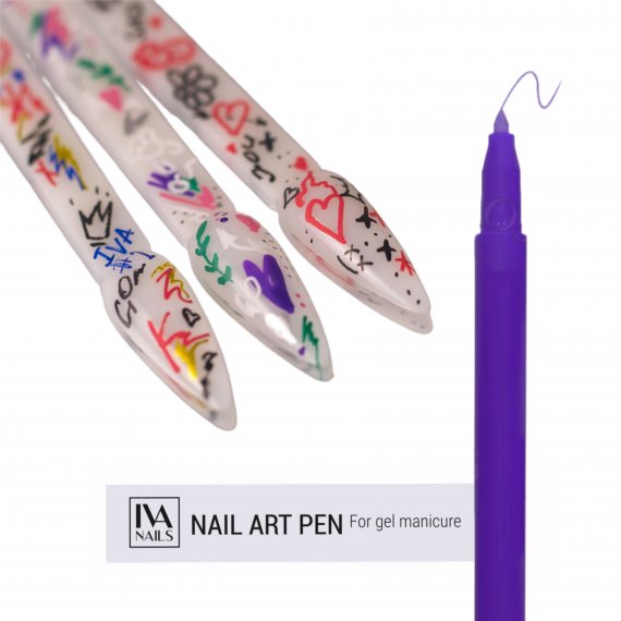 Акриловый фломастер Iva Nails (Purple)
