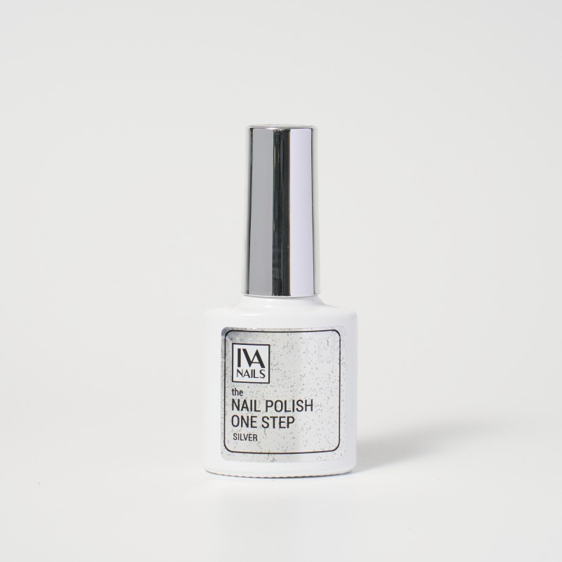 Гель-лак Nail Polish ONE STEP SILVER